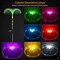 4 Packs Solar Jellyfish Lights Outdoor Waterproof Night Light 7 Colors Changing